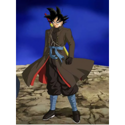 Xeno Goku Dragon Ball GT Brown Coat